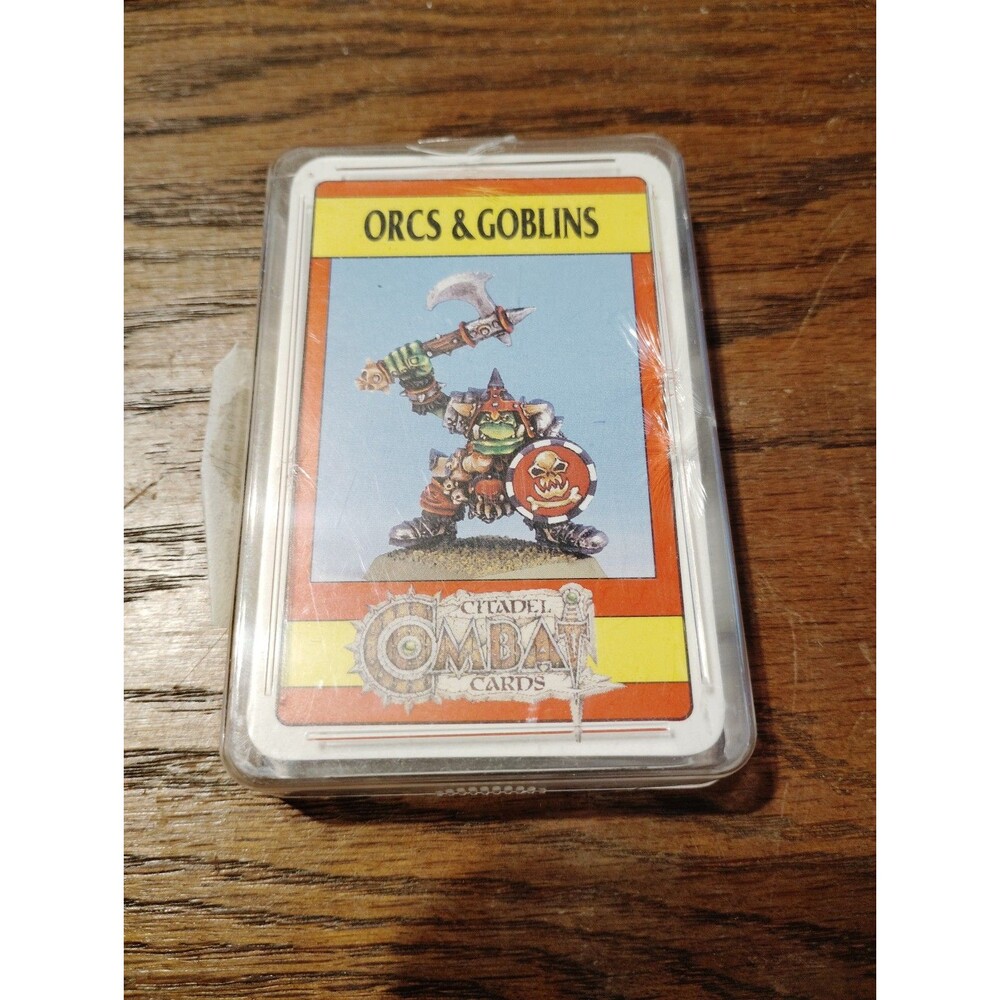 Games workshop citadel combat cards.